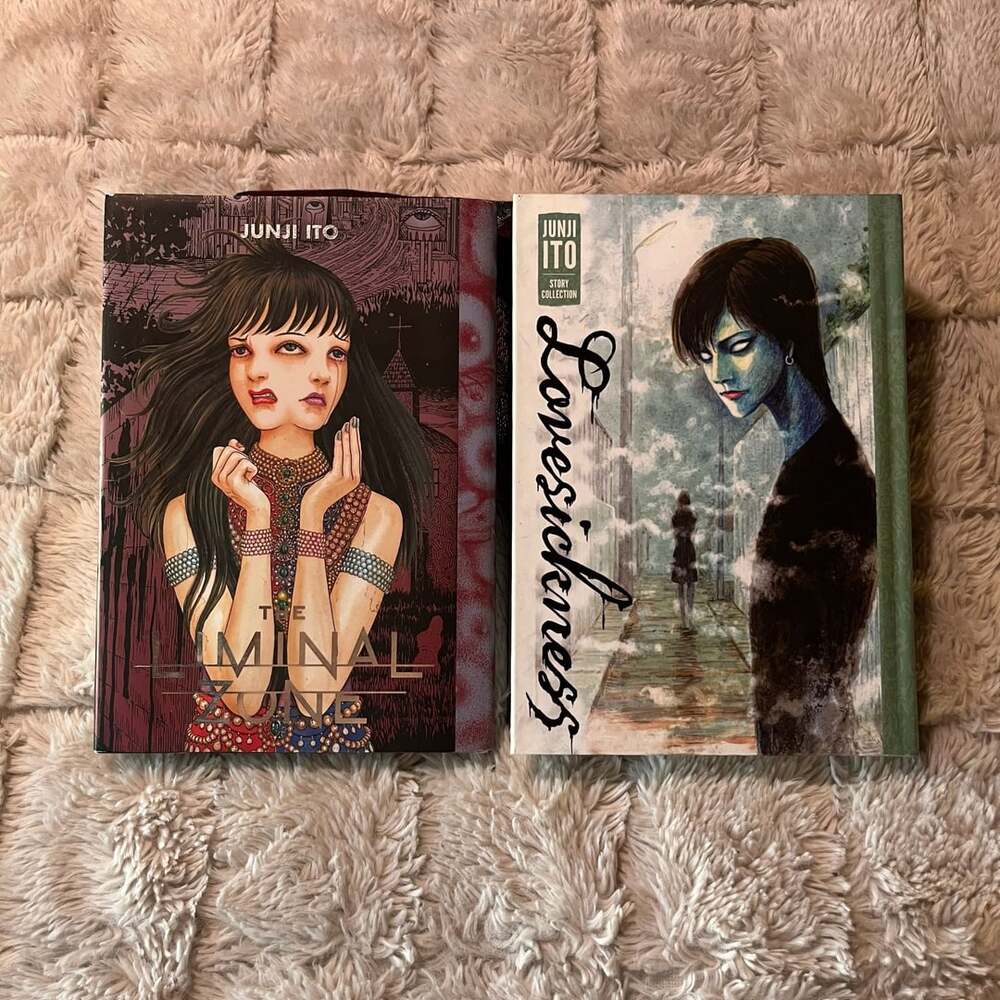 Junji Ito The Liminal Zone & Lovesickness Hardcover Manga Books
